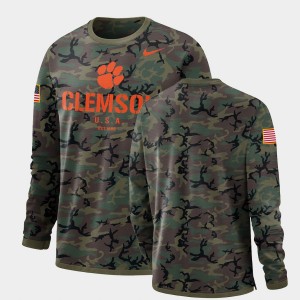 Clemson University Veterans Day 2021 Military Appreciation Men's OHT Military Appreciation T-Shirt - Camo 267472-383