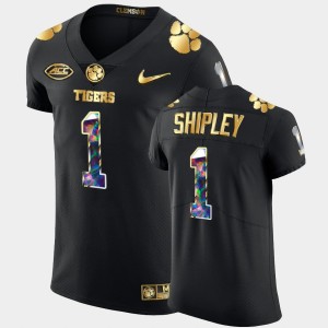 Will Shipley Tiger Town College Football Mens #1 Golden Diamond Edition Jersey - Black 226877-907