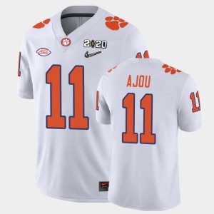 Ajou Ajou Tiger Town Men #11 2020 Playoff Game College Football Jersey - White 869319-220