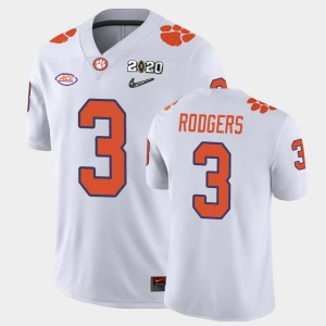 Amari Rodgers Clemson Tigers 2020 Playoff Game College Football Men's #3 Jersey - White 670561-604