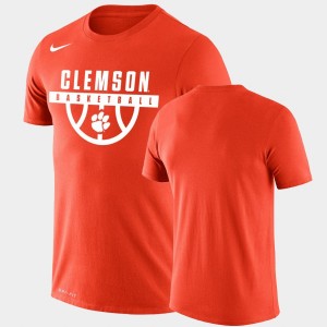 Clemson Drop Legend Men Performance Basketball T-Shirt - Orange 404234-693