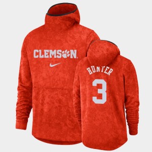 Chase Hunter CLEM Basketball Spotlight #3 Men's Pullover Team Logo Hoodie - Orange 264020-569