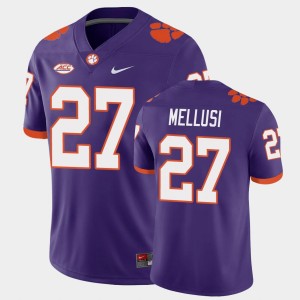 Chez Mellusi Tiger Town Playoff Game Men's #27 College Football Jersey - Purple 365119-458