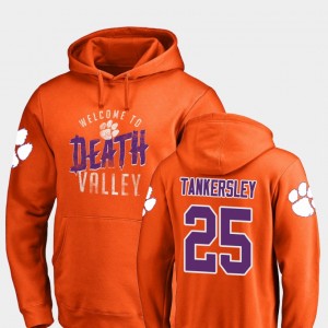 Cordrea Tankersley Clemson Hometown Collection Logo #25 Men Hoodie - Orange 111630-761
