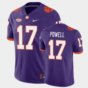 Cornell Powell Clemson University #17 Men Playoff Game College Football Jersey - Purple 266494-986