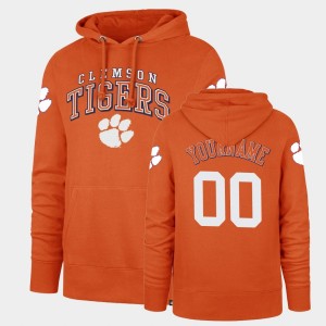 Custom Clemson Mens Headline Double Decker #00 Hoodie - Orange 380199-454
