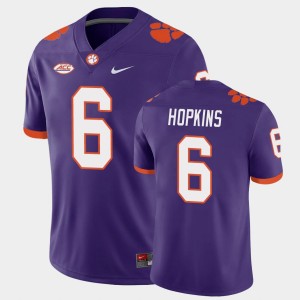 DeAndre Hopkins Tiger Town #6 Playoff Game Men's College Football Jersey - Purple 536951-708