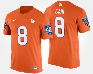 Deon Cain Tiger Town Mens Bowl Game #8 Atlantic Coast Conference Sugar Bowl T-Shirt - Orange 487966-309