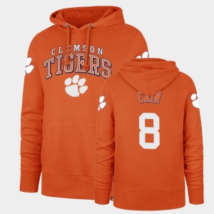 Deon Cain Clemson Tigers Headline #8 Mens Double Decker Hoodie - Orange 874298-176