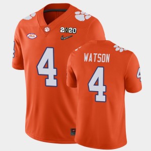 Deshaun Watson Clemson University 2020 Playoff Game Mens #4 College Football Jersey - Orange 788700-534