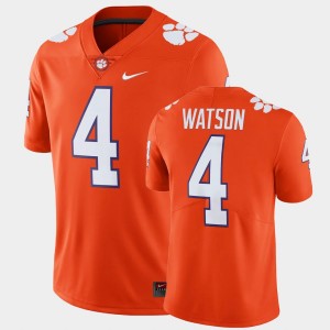 Deshaun Watson Clemson University #4 College Football Men's Limited Jersey - Orange 717682-112