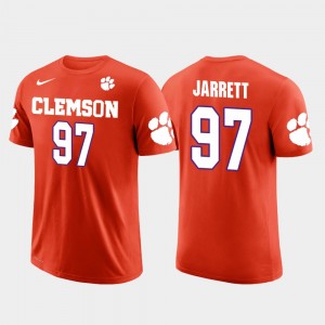 Grady Jarrett Clemson University Football Future Stars Men #97 T-Shirt - Orange 865394-526