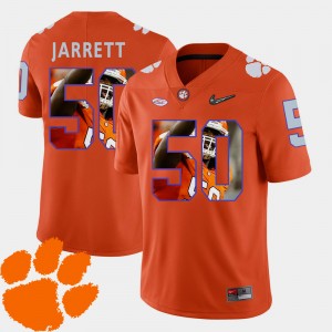 Grady Jarrett CLEM Football Pictorial Fashion Mens #50 Jersey - Orange 724830-343