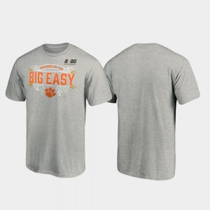 CLEM 2020 National Championship Bound Men's Post College Football Playoff T-Shirt - Heather Gray 706156-276