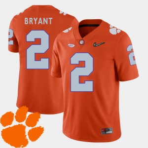 Kelly Bryant Clemson Tigers 2018 ACC #2 Mens College Football Jersey - Orange 623543-262