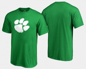 Tiger Town White Logo Big & Tall St. Patrick's Day Men T-Shirt - Kelly Green 184603-500