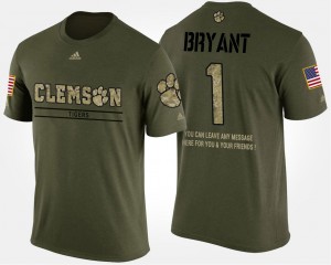Martavis Bryant Tiger Town Men Short Sleeve With Message Military #1 T-Shirt - Camo 369961-328