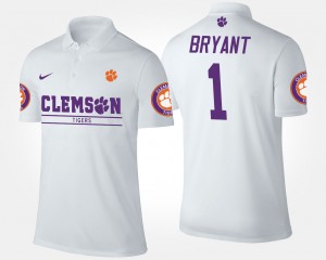 Martavis Bryant Tiger Town #1 Name and Number Men's Polo - White 522165-841