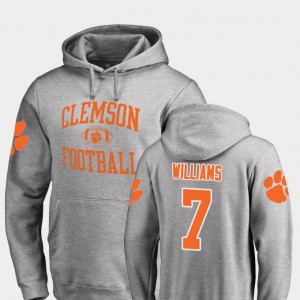 Mike Williams Clemson University Men #7 College Football Neutral Zone Hoodie - Ash 247427-687