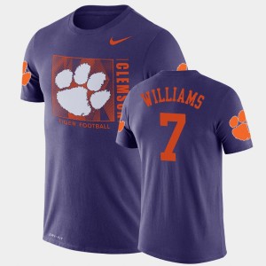 Mike Williams Tiger Town Men's Performance #7 Team Issue T-Shirt - Purple 712719-504