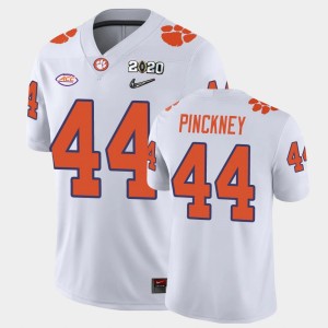 Nyles Pinckney Clemson Tigers #44 2020 Playoff Game Mens College Football Jersey - White 147840-271