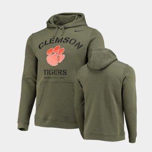 CU Stencil Arch Club Fleece Men's Hoodie - Olive 717194-635