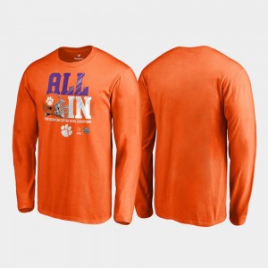CU 2018 Cotton Bowl Champions Men Endaround Long Sleeve College Football Playoff T-Shirt - Orange 743440-331