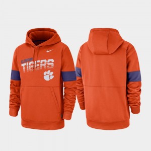 CLEM Performance Pullover Mens Hoodie - Orange 388055-767
