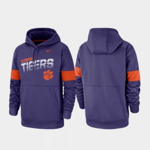 Tiger Town Performance Pullover Mens Hoodie - Purple 418643-582