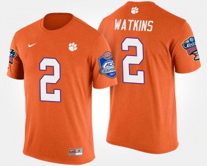 Sammy Watkins CLEM #2 Mens Atlantic Coast Conference Sugar Bowl Bowl Game T-Shirt - Orange 877421-722