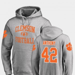 Stephone Anthony CU Neutral Zone Men's College Football #42 Hoodie - Ash 452591-543