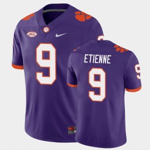 Travis Etienne Clemson University Men's College Football #9 Playoff Game Jersey - Purple 366037-345