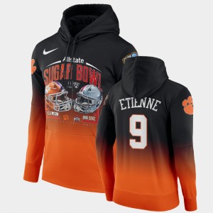 Travis Etienne Clemson 2021 Sugar Bowl #9 Men Gradient Hoodie - Orange 537531-908