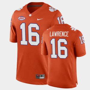 Trevor Lawrence Clemson College Football Mens Home Game #16 Jersey - Orange 960695-645