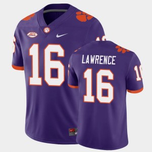 Trevor Lawrence Clemson Tigers Playoff Game #16 Mens College Football Jersey - Purple 205120-217