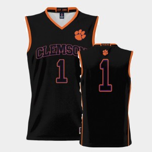 Tigers College Basketball #1 ProSphere Youth Jersey - Black 493990-370