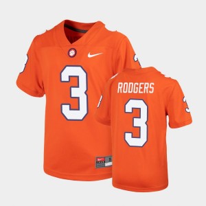 Amari Rodgers Clemson University #3 Untouchable Youth Replica Jersey - Orange 907799-476