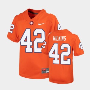 Christian Wilkins Tiger Town Replica #42 Untouchable Youth Jersey - Orange 995371-681