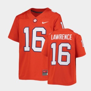 Trevor Lawrence Clemson Tigers Alumni #16 Youth Jersey - Orange 331258-206