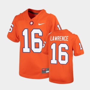 Trevor Lawrence Clemson #16 Untouchable Youth Replica Jersey - Orange 802875-753